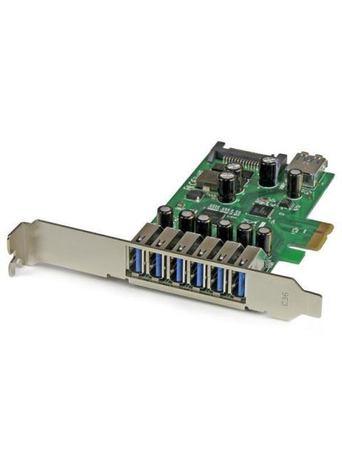 STARTECH  TARJETA PCI EXPRESS DE 7 PUERTOS USB 3.0 SATA 5 GBIT-S