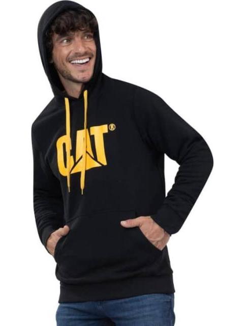 SUDADERA CON CAPUCHA NEGRO CATERPILLAR