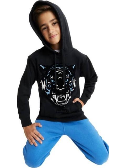 SUDADERA CON CAPUCHA TIGRE NEGRO NEXT CO