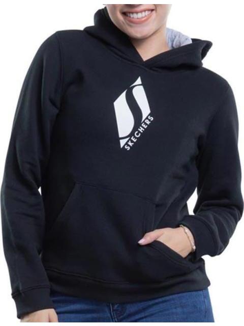 SUDADERA HOOD W NEGRO SKECHERS1