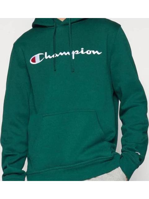SUDADERA POWERBLEND GRAPHIC HOODIE VERDE CHAMPION
