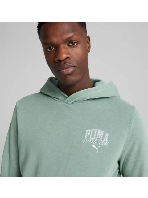 SUDADERA PUMA CLASS WASHED HOODIE TR VERDE PUMA