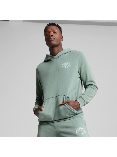 SUDADERA PUMA CLASS WASHED HOODIE TR VERDE PUMA