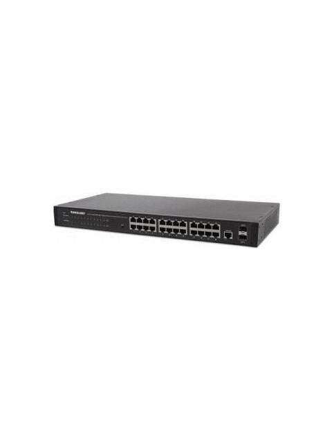 SWITCH INTELLINET GIGABIT ETHERNET 560917 24 PUERTOS 10-100-1000MBPS + 2 PUERTOS SFP 52 GBIT-S 8000 ENTRADAS - ADMINISTRABLE