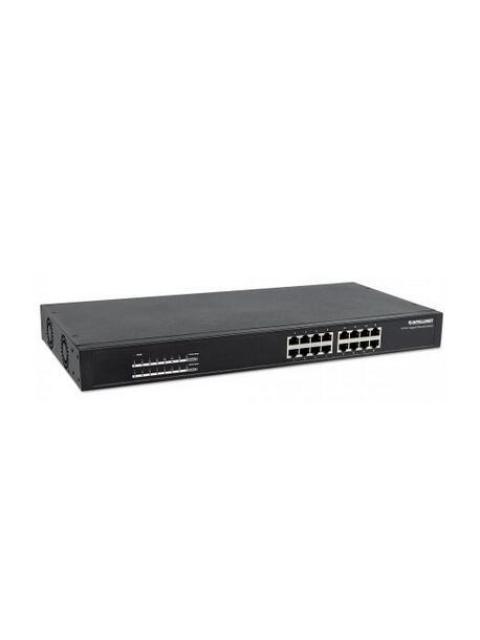 SWITCH INTELLINET GIGABIT ETHERNET 560993 16 PUERTOS 10-100-1000MBPS 32 GBIT-S 8192 ENTRADAS - NO ADMINISTRABLE