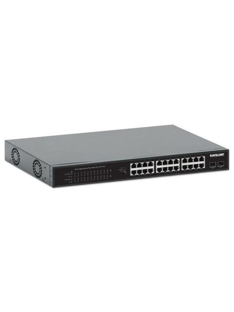 SWITCH INTELLINET GIGABIT ETHERNET 561891 24 PUERTOS 10-100-1000 MBPS + 2X SFP + PUERTOS SFP+ + PUERTOS QSFP28 + PUERTOS QSFP+ 8000 ENTRADAS - NO ADMINISTRABLE