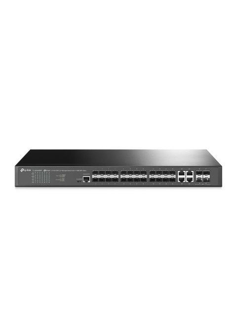 SWITCH TP-LINK GIGABIT ETHERNET JETSTREAM TL-SG3428XF 24 PUERTOS L2+ 10-100-1000MBPS + 4 PUERTOS SFP+ 128GBIT-S 16.000 ENTRADAS - ADMINISTRABLE