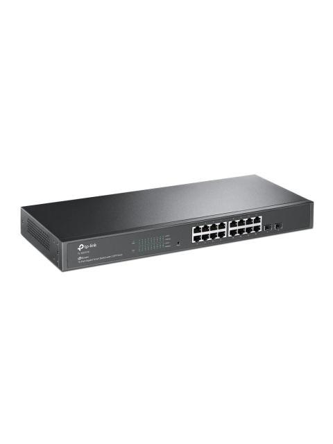 SWITCH TP-LINK GIGABIT ETHERNET TL-SG2218 16 PUERTOS 10-100-1000MBPS + 2 PUERTOS SFP 36 GBIT-S 8000 ENTRADAS - GESTIONADO
