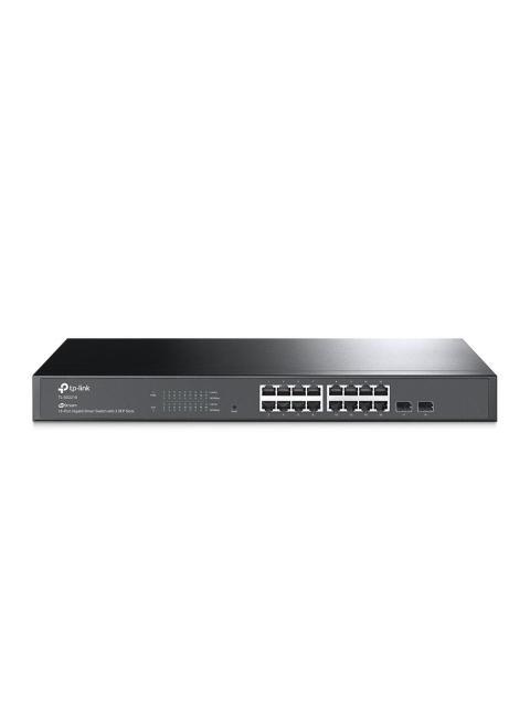 SWITCH TP-LINK GIGABIT ETHERNET TL-SG2218 16 PUERTOS 10-100-1000MBPS + 2 PUERTOS SFP 36 GBIT-S 8000 ENTRADAS - GESTIONADO