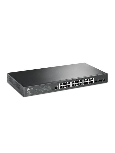 SWITCH TP-LINK GIGABIT ETHERNET TL-SG3428 V1 24 PUERTOS 10-100-1000MBPS + 4 PUERTOS SFP 56 GBIT-S 8.000 ENTRADAS - ADMINISTRABLE