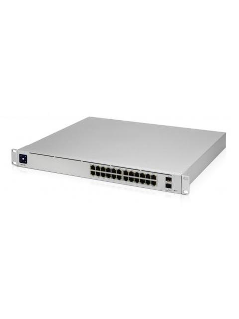 SWITCH UBIQUITI NETWORKS GIGABIT ETHERNET UNIFI PRO 24 PUERTOS POE+ 10-100-1000MBPS (8X POE++) + 2 PUERTOS 10G SFP+ 88 GBIT-S - ADMINISTRABLE