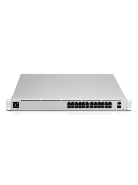 SWITCH UBIQUITI NETWORKS GIGABIT ETHERNET UNIFI PRO 24 PUERTOS POE+ 10-100-1000MBPS (8X POE++) + 2 PUERTOS 10G SFP+ 88 GBIT-S - ADMINISTRABLE