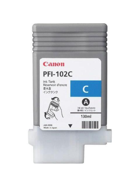 TANQUE DE TINTA CANON PFI-102C CIAN 130ML