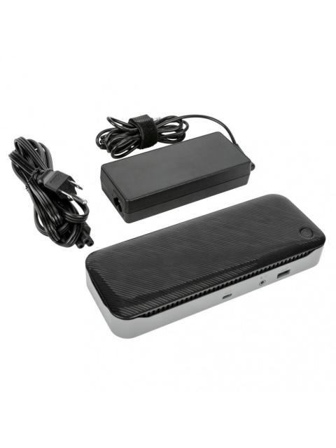 TARGUS DOCKING STATION DOCK215USZ THUNDERBOLT 3 2X USB 3.0 2X USB-C 1X THUNDERBOLT 1X RJ-45 2X DISPLAYPORT GRIS