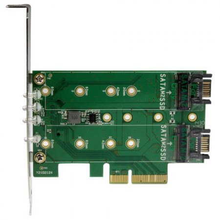 STARTECH  TARJETA PCI EXPRESS DE 3 PUERTOS M.2 PARA SSD