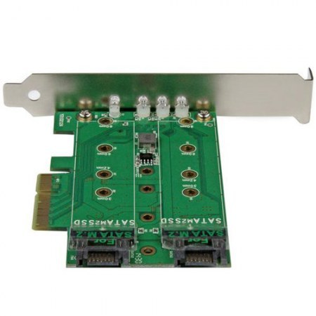 STARTECH  TARJETA PCI EXPRESS DE 3 PUERTOS M.2 PARA SSD