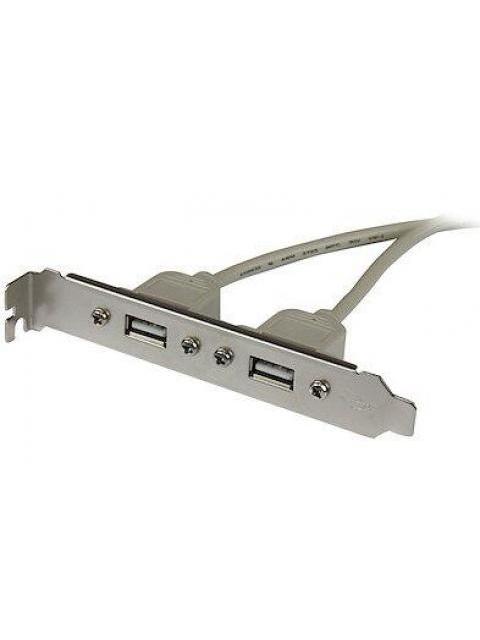 STARTECH  ADAPTADOR DE PLACA USB A HEMBRA DE 2 PUERTOS