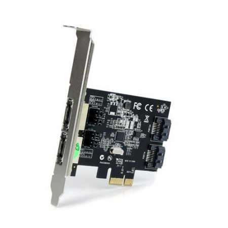 STARTECH  TARJETA PCI EXPRESS PEXESAT322I 6GBIT-S 2 PUERTOS ESATA