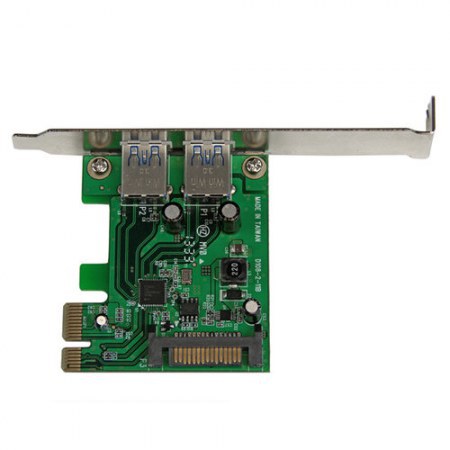 TARJETA PCIE 2PTOS USB 3.0 UASP ALIMENTAC SATA STARTECH PEXUSB3S24