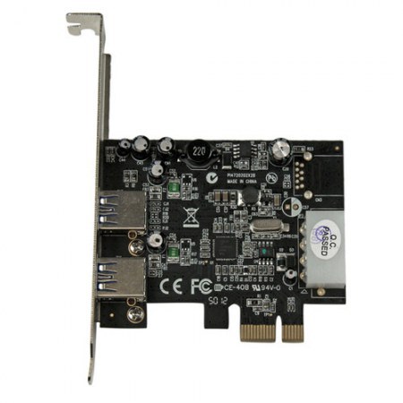 STARTECH  TARJETA PCI EXPRESS CON FUENTE MOLEX 2 PUERTOS USB 3.0