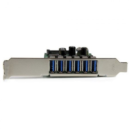 STARTECH  TARJETA PCI EXPRESS DE 7 PUERTOS USB 3.0 SATA 5 GBIT-S