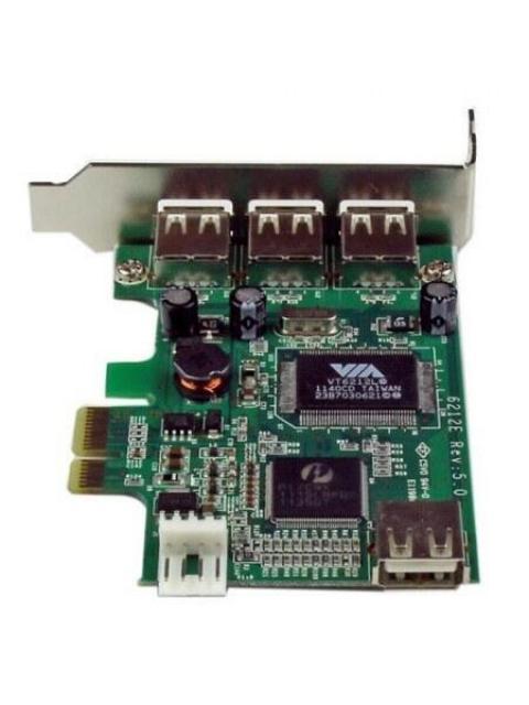 STARTECH  TARJETA PCI EXPRESS PERFIL BAJO USB 2.0 DE ALTA VELOCIDAD