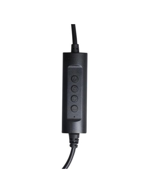 TECHZONE AUDIFONOS TZDIA01 ALAMBRICO 2 METROS USB 2.0 NEGRO