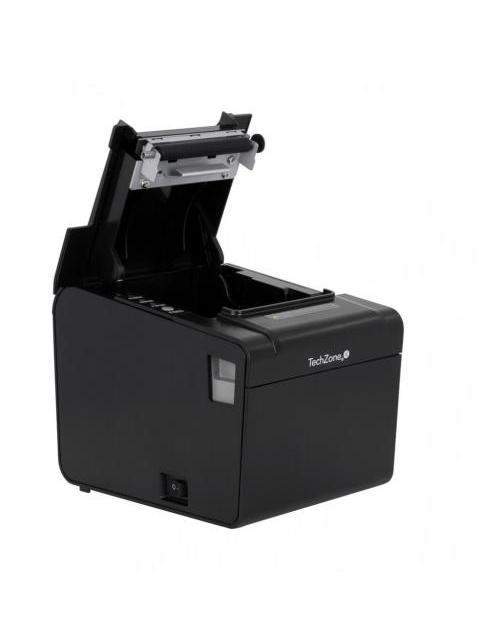 TECHZONE TZBE102 IMPRESORA DE TICKETS TERMICO 576DPI USB SERIAL RJ-11 NEGRO