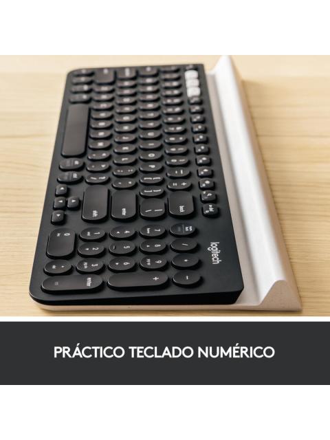 TECLADO LOGITECH K780 INALAMBRICO BLUETOOTH NEGRO (ESPANOL)