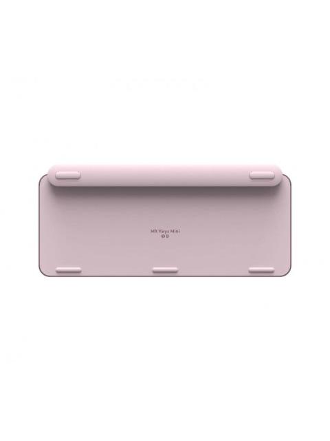 TECLADO LOGITECH MX KEYS MINI INALAMBRICO RF WIRELESS-BLUETOOTH ROSA (ESPANOL)