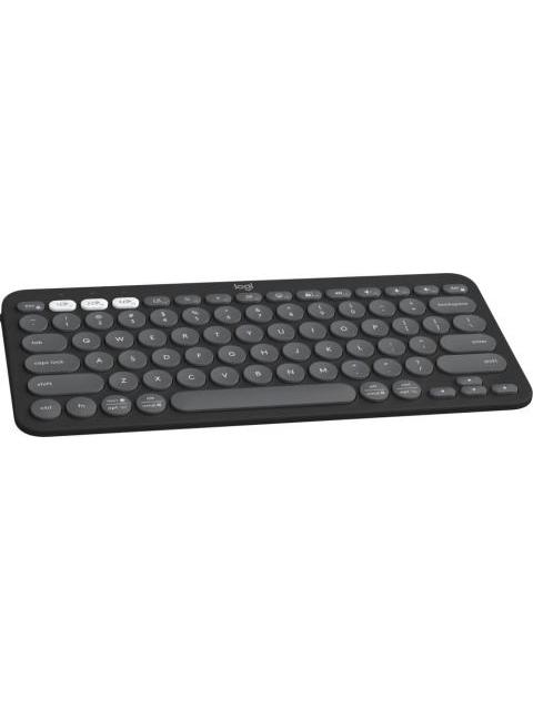 TECLADO LOGITECH PEBBLE KEYS 2 K380S 60% INALAMBRICO BLUETOOTH GRAFITO (ESPANOL)