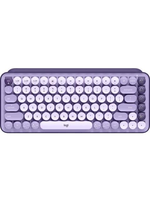 TECLADO LOGITECH POP KEYS TECLADO MECANICO INALAMBRICO MORADO (INGLES)