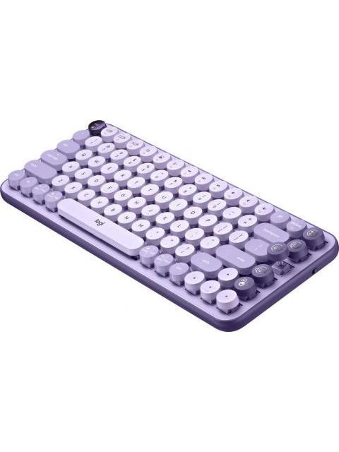 TECLADO LOGITECH POP KEYS TECLADO MECANICO INALAMBRICO MORADO (INGLES)