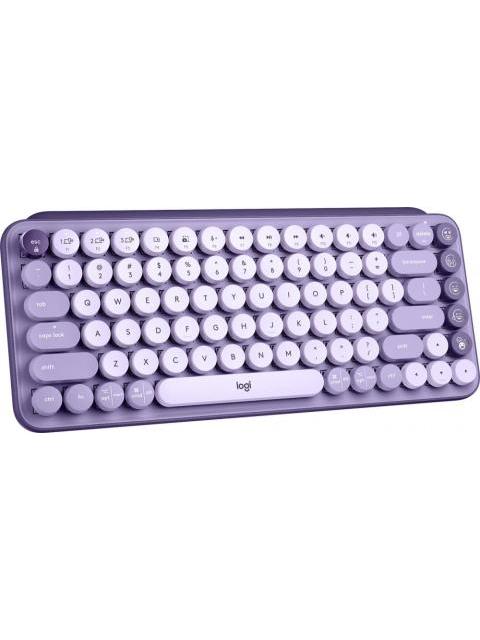 TECLADO LOGITECH POP KEYS TECLADO MECANICO INALAMBRICO MORADO (INGLES)