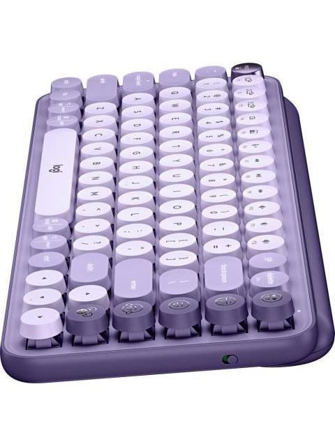 TECLADO LOGITECH POP KEYS TECLADO MECANICO INALAMBRICO MORADO (INGLES)