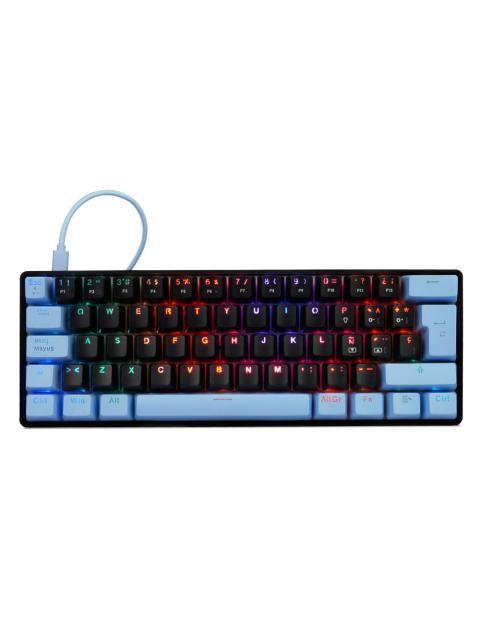 TECLADO MECANICO GAME FACTOR KBG560BL USB NEGRO