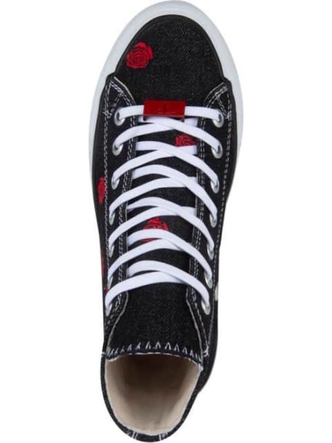 TENIS BOTA BORDADA NEGRO THALIA SODI