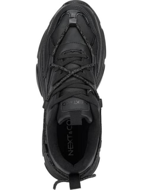 TENIS BRILLOS NEGRO NEXT CO