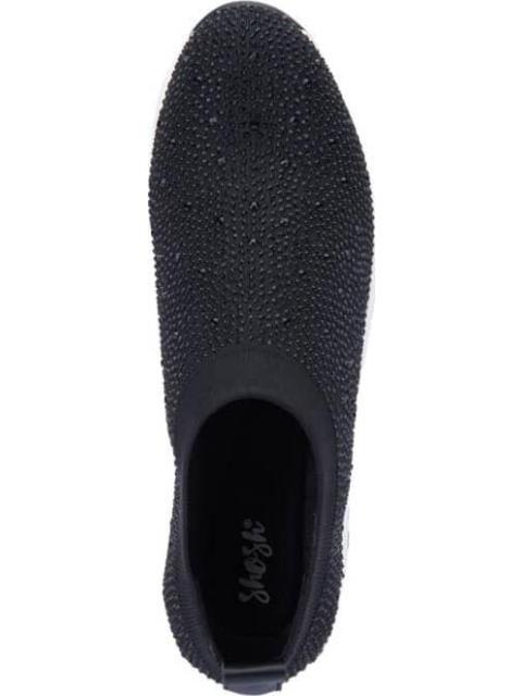 TENIS CALCETIN CON PEDRERIA NEGRO SHOSH SPORT