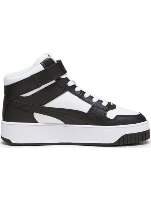 TENIS CASUAL CARINA STREET MID BLANCO/NEGRO PUMA