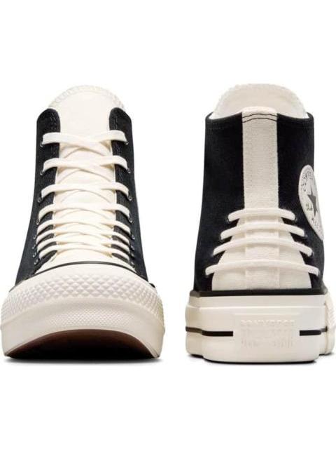 TENIS CASUAL CHUCK TAYLOR ALL STAR LIFT PLATFORM CRAFTED LACES NEGRO CONVERSE