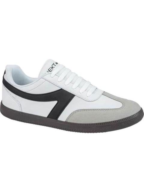 TENIS CASUAL CLASICO BLANCO/NEGRO NEXT CO
