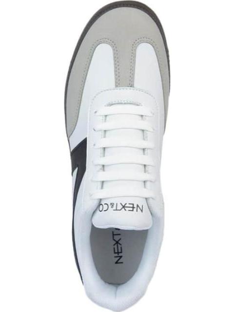 TENIS CASUAL CLASICO BLANCO/NEGRO NEXT CO