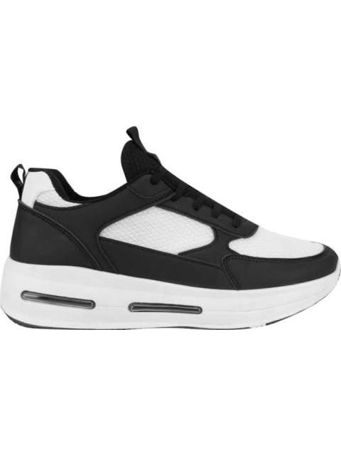 TENIS CASUAL CON PLATAFORMA BLANCO/NEGRO NEXT CO