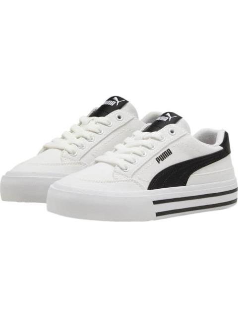 TENIS CASUAL COURT CLASSIC VULC FS JR BLANCO/NEGRO PUMA