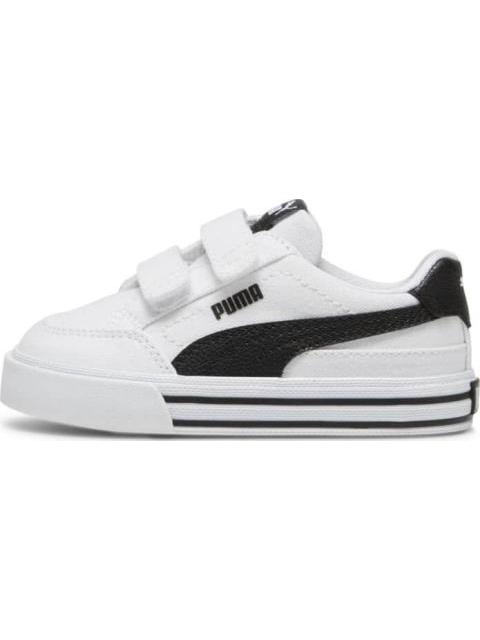 TENIS CASUAL COURT CLASSIC VULC FS V INF BLANCO/NEGRO PUMA