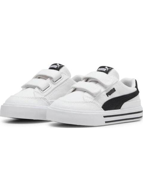 TENIS CASUAL COURT CLASSIC VULC FS V INF BLANCO/NEGRO PUMA