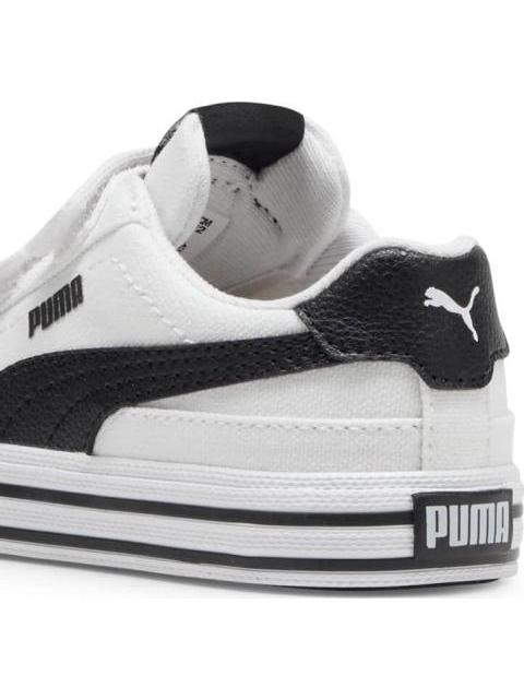 TENIS CASUAL COURT CLASSIC VULC FS V INF BLANCO/NEGRO PUMA