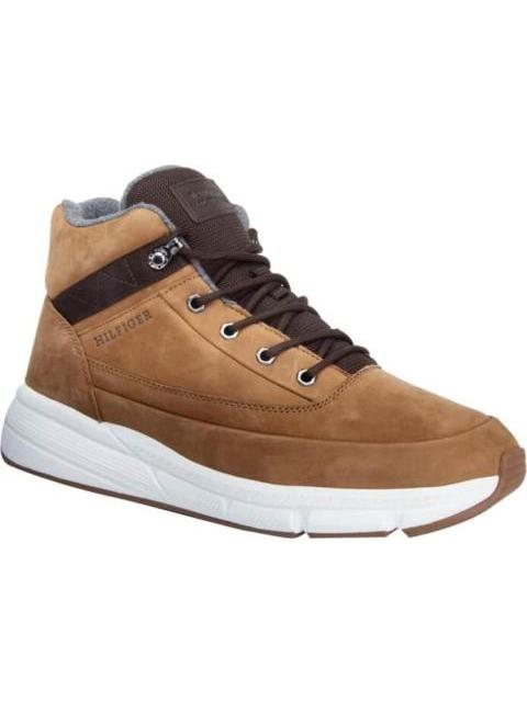 TENIS CASUAL HILFIGER WARM NUBUCK HYBRID B CAFE TOMMY HILFIGER