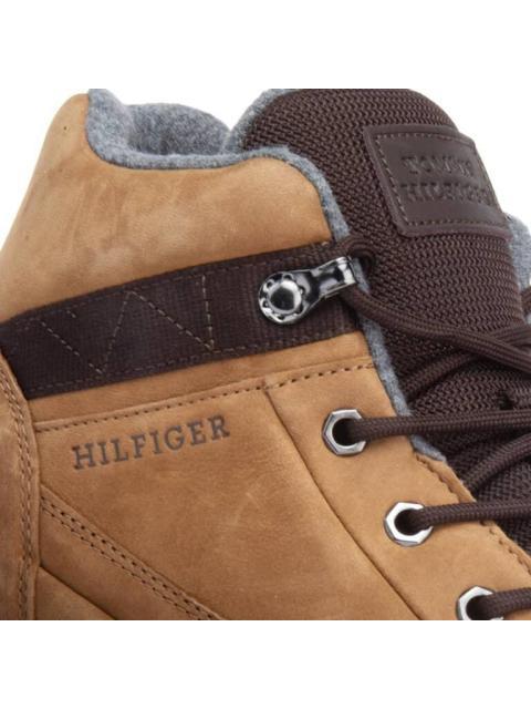 TENIS CASUAL HILFIGER WARM NUBUCK HYBRID B CAFE TOMMY HILFIGER